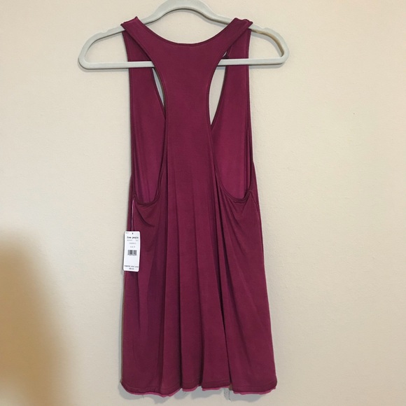 Free People Raspberry Amelia Tank - Picture 8 of 8